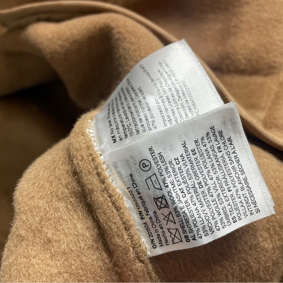 H&M Tan Wool Utility Jacket - Picture 8 of 10